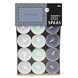 SPAAS 30 Duft-Teelichter Farben sortiert, ± 4,5 Stunden - Mist of...