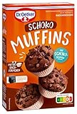 Dr. Oetker Muffins Schoko, 335 g, Backmischung für Rührteig mit...