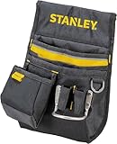 Stanley Gürteltasche Werkzeuggürtel (24x6x15.5cm, 600 Denier Nylon, mit 2...