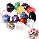 ZORVYN 100g Mix Trommelsteine Glückssteine Kristalle Steine Wassersteine...