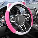 Flaconi Plüsch Lenkradbezug für Auto, Winter - Geeignet für Lastwagen,...