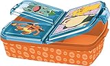 P:os 34242 - Pokémon Brotdose für Kinder mit 3 Fächern, Lunchbox aus...