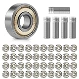 50 Stück Kugellager, 608ZZ 8x22x7 mm, Double Shielded Miniatur...