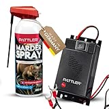 PATTLER Marderabwehr Set – Marderschreck Auto Ultraschall und Marderspray...