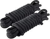 BOOMSTART 2 Stück Boot Seil 12mm Festmacherleine mit Auge Nylon Doppelt...