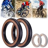 Fahrradreifen, 2 Stück 26x4 Zoll MTB Reifen Fahrrad Mantel Fat Bike Tire...