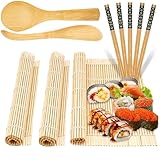 sebudion 10 Stück Sushi Set, wiederverwendbares Sushi Maker Set，enthält...