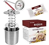 BIOWIN SCHINKENKOCHER 0,8kg Set: Schinkenform +Thermometer Rostfreier...