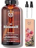 Bionoble Rizinusöl Bio 50ml - 100% Rein, Natürlich, Kaltgepresst -...