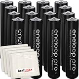 16er Pack Panasonic Eneloop PRO XX AAA/Micro Akkus - Neueste Generation -...