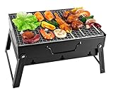 Holzkohlegrill BBQ Grills Klappgrill Tischgrill Tragbarer Reisegrill...