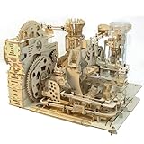 TRACYE Murmelbahn 3D Holz Puzzle,Hand Gekröpft Kugelbahn...
