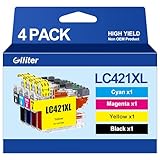 Glliter LC421XL lc421 für Brother LC421 für Brother LC 421 Patronen...