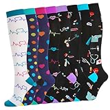 Partideal 8 Paar Kompressionsstrümpfe Damen Herren,Große L/XL...