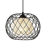 WOWEWA LED Retro Vintage Industrie Hängelampe Moderne Pendelleuchte...