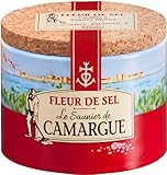 Le Saunier de Camargue Fleur De-Sel in 125 g Dose, Premium Meersalz aus...