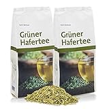 Sanct Bernhard Grüner Hafertee | 2x 250g | Ideal für Trinkkuren | Für...