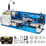 VEVOR Präzisions-Tisch-Mini-Metallfräsmaschine, Drechselbank 550 W,...