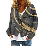 Trainingsjacke Damen Festival Outfit Leichter Sommer Cardigan...