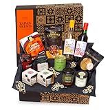 Präsentkorb - Ein Tapas-Abend für Zwei - gefüllter Feinkost-Geschenkkorb...