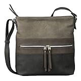 TOM TAILOR Ellen Damen Umhängetasche Crossbody Bag Groß Grey