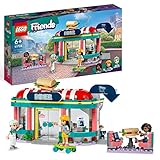 LEGO Friends Restaurant in der Innenstadt mit Spielzeug Mini-Puppen Liann,...