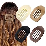 Aobesky 4 Stück Flache Haarklammern für Damen, Haarspange Flach Damen,...