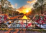 Ravensburger Puzzle 12000662 1000 Teile Fahrräder in Amsterdam -...