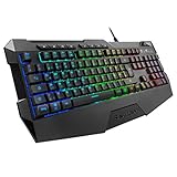 Sharkoon Skiller SGK4 Gaming Keyboard RGB, N-Key-Rollover, (Deutsches...