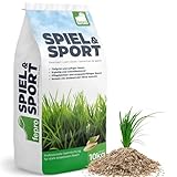 10kg Rasensamen Sport und Spiel schnellkeimend 400m², robust, tiefgrün,...
