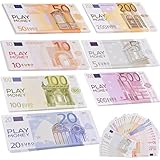 Tigvio 175 Blätter Spielgeld Set Spielgeld Euro Scheine Copy Money in...