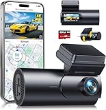 GKU 4K Dashcam Auto Vorne Hinten, 5G WiFi & GPS, Dual Dash Cam, 1.5” IPS...