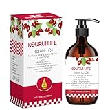 KOURUILIFE Hagebuttenöl 33.8oz(1000ml) 100% Rein Natürlich, Kaltgepresst,...