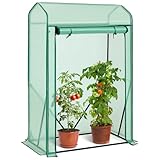 AMHANCIBLE Gewächshaus für Tomaten,Tomatengewächshaus mit PE...
