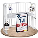 babybay Maxi extra großes Beistellbett aus massivem Buchenholz /...