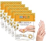 Handmasken, 5 Paar feuchtigkeitsspendende Handschuhe, Peeling-Handmasken,...