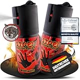 2 x Wilhelm Pfefferspray 40 ml Tierabwehr Selbstverteidigung CS Gas KO...