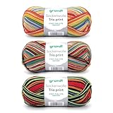 Gründl Wolle Sockenwolle Trio - Strickgarn für 3 Paar Socken -...