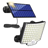 MPJ Solarlampen für Außen, 106 LED Solarleuchte Aussen mit...