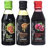 Messino Gourmet Balsamico Creme Set – Feige | Honig | Granatapfel – 3er...