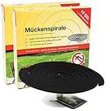 Selldorado® 20x Antimücken-Spiralen mit Ständer - Mücken spirale...