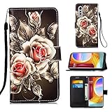 Handyhülle für LG Velvet 4G/5G/G9 Velvet Hülle -Schutz aus PU Leder LG...