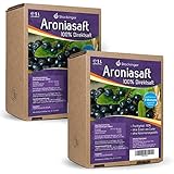 2 x 5L Obsthof Stockinger Aroniasaft - Muttersaft Bag in Box Aronia -...