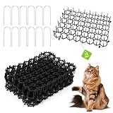 15 Stück Dornengitter Gegen Katzen 15x20cm, Katzenabwehr Matte mit Spikes,...