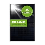 STROXX Energy |2x 410W Solarmodul 172x113cm| komplett schwarz | PV-Modul |...