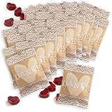 WeddingTree Fruchtgummiherzen 'Danke' 25 x 10g in kleinen päckchen mit...