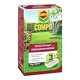 COMPO Rasendünger mit Unkrautvernichter, 3 Monate Langzeitwirkung,...