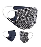 BaF Community Masken 2 per Pack Set Unisex Behelfsmaske Wendbar Mundschutz...