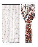 Ezcasch 90x200cm Perlenvorhang Türvorhang als Dekoration & Insektenschutz...