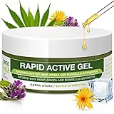 Hemp4Help® 𝐇𝐀𝐍𝐅 Rapid SCHMERZGEL Extra STARK bei Knie,...